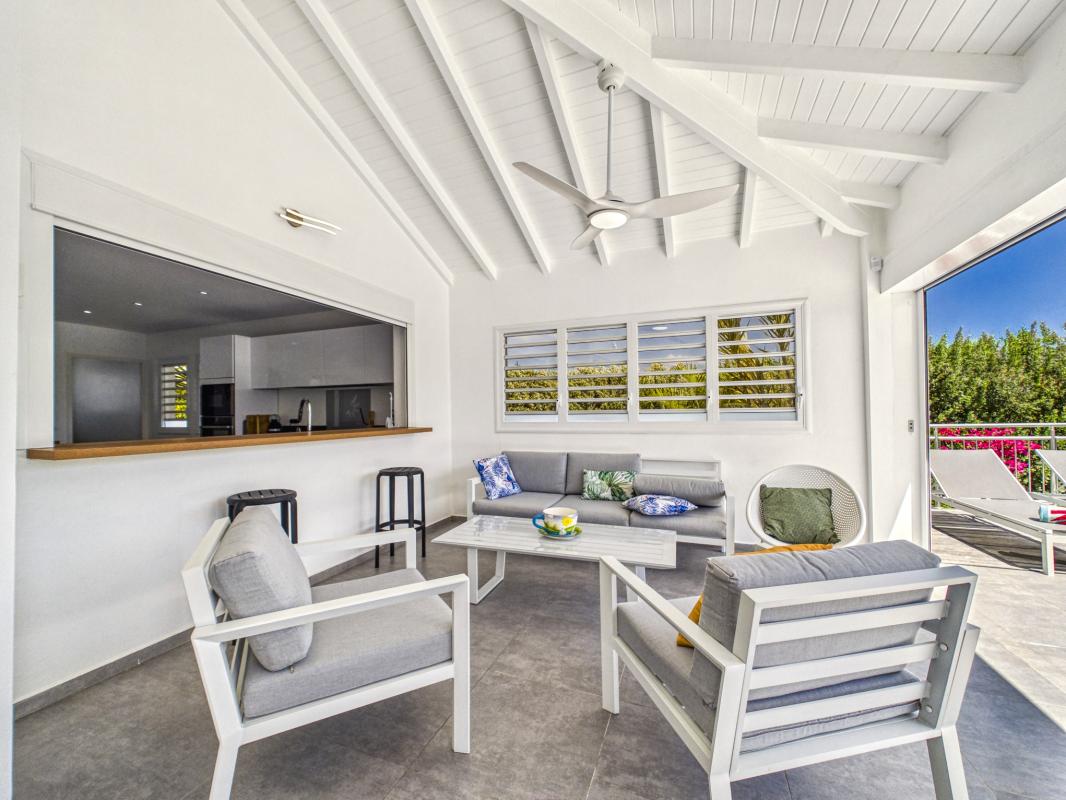 10.Location villa piscine Saint François Guadeloupe_Terrasse